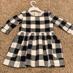 NWT Carter’s Buffalo Check Dress 🖤